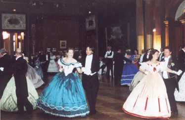 Mai 2000: Bal de printemps au château de Ferrières en Brie (77)