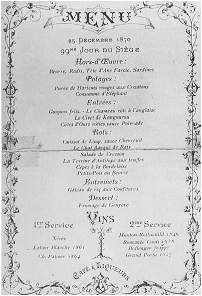 Menu 1870