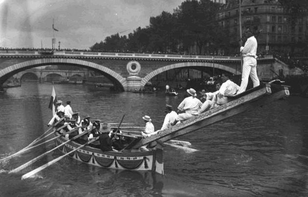 Joute sur la Seine 1912