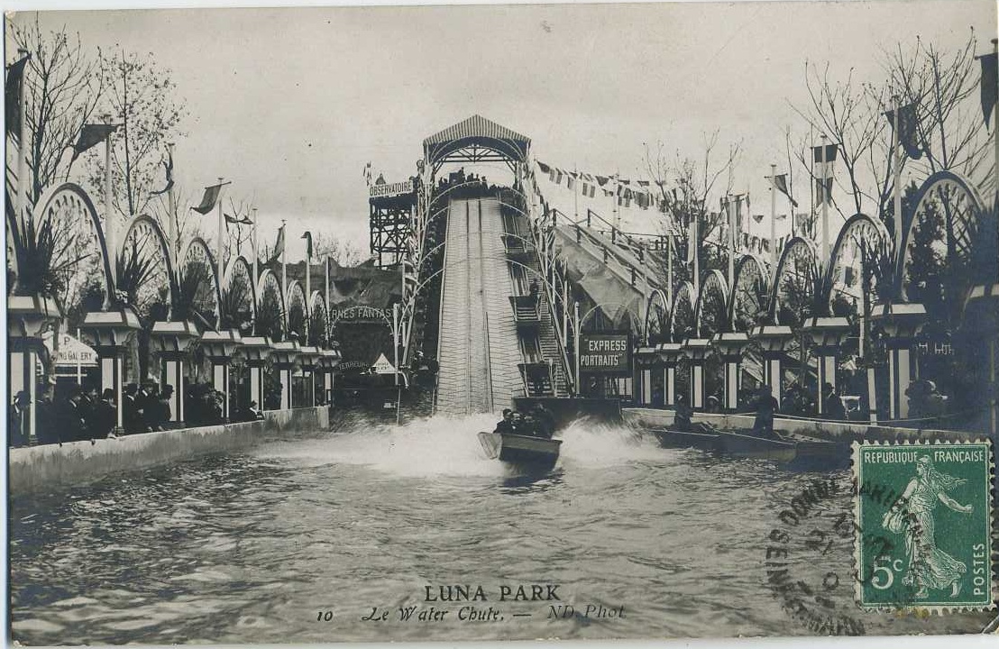 Le Water Chute au Luna Park 1910